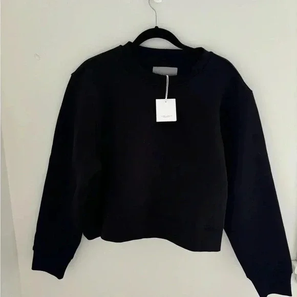 Organic Basics Heavyweight Sweater in Black NWT - Picture 2 of 4